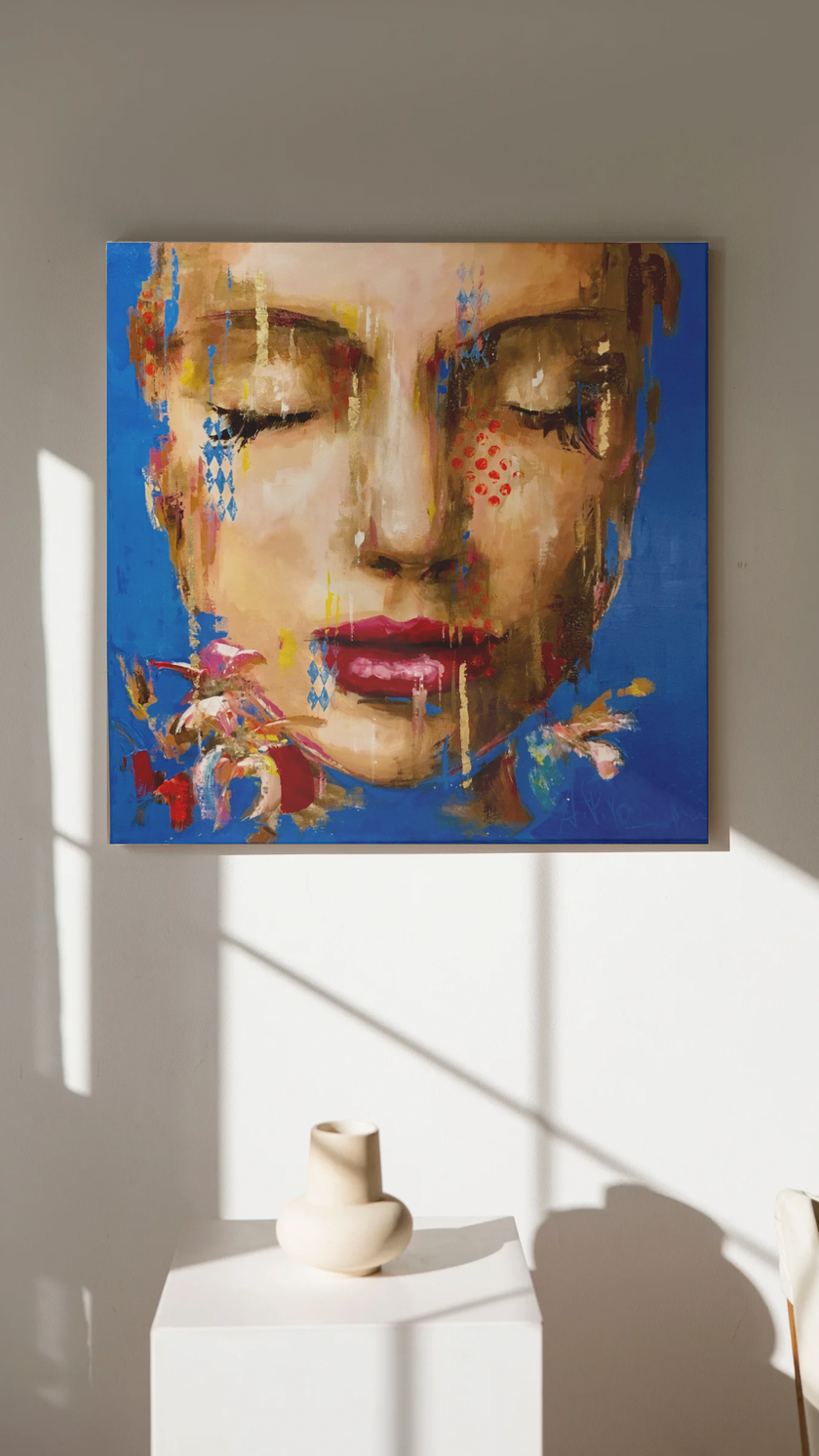 Miroir de l'Âme, 80x80cm